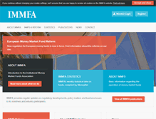 Tablet Screenshot of immfa.org